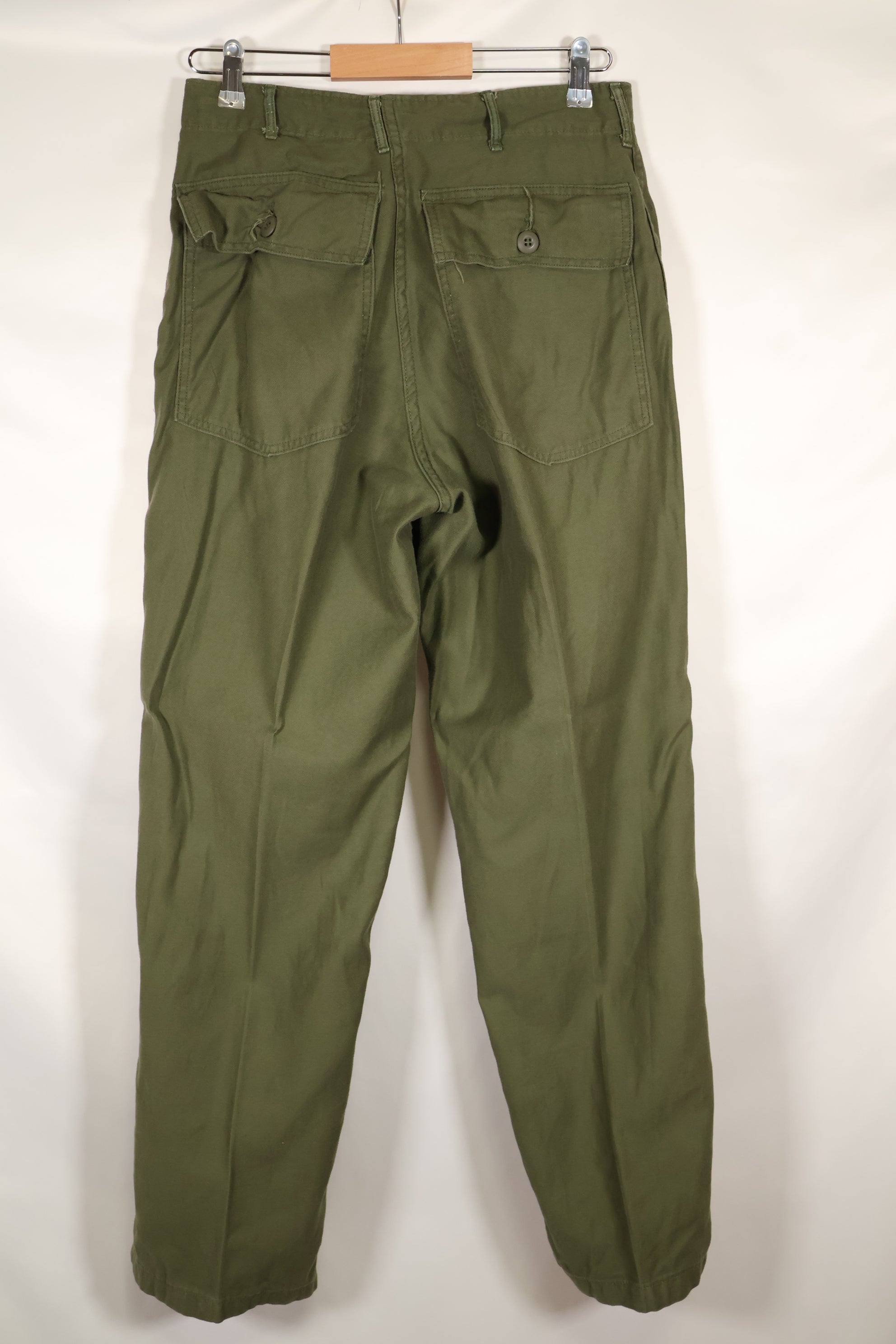 1968 Contract 32x31 US Army OG-107 Utility Pants Baker Pants Used