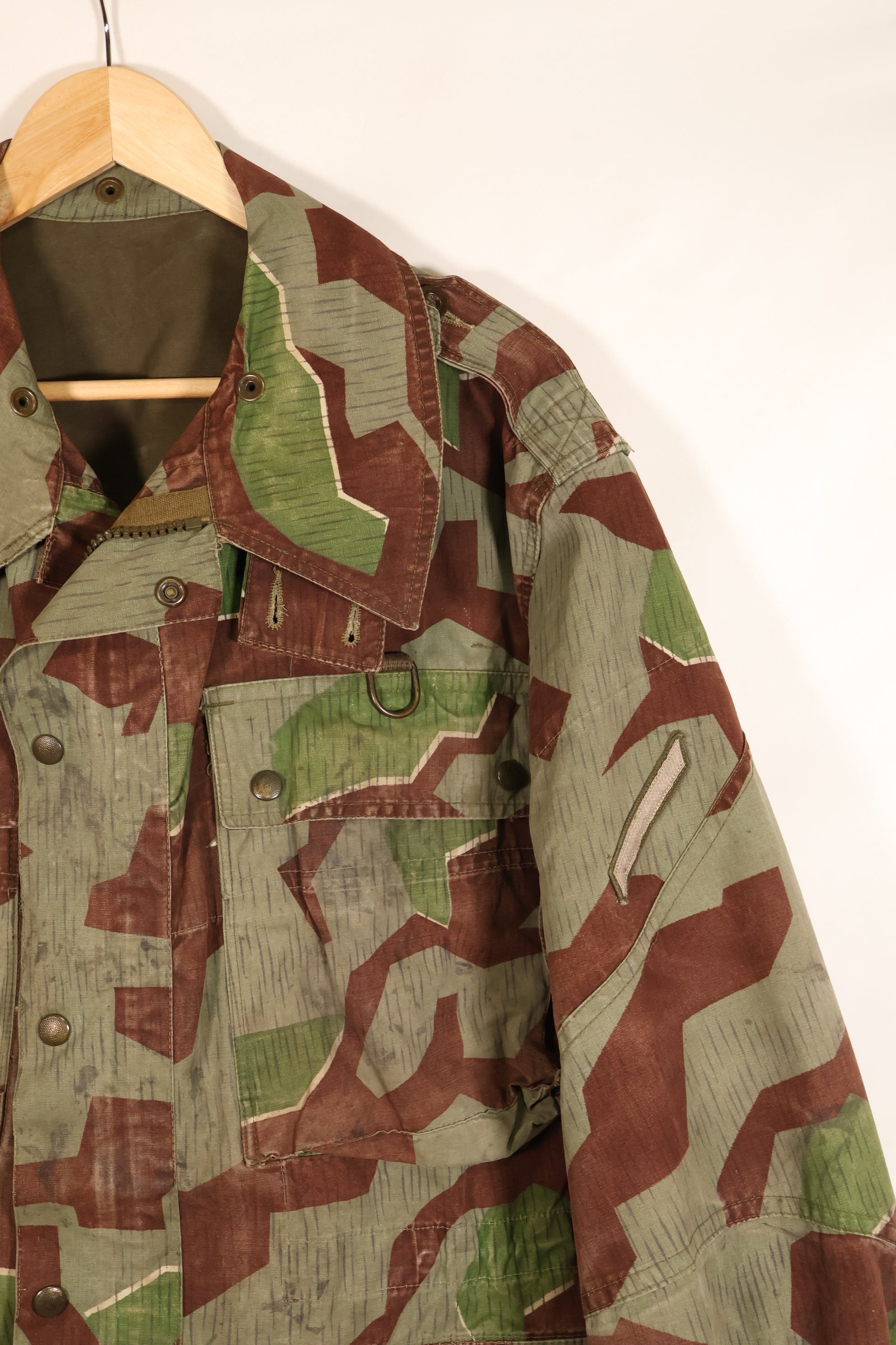 1950s, West Germany, Bundeswehr, Airborne Forces, Sprinter Camouflage, Airborne Jacket, Used