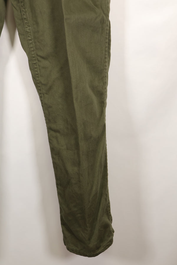 Late 1960s-70s lot, presumed PX item, 36 x 32 OG-107 utility pants, baker pants, used.
