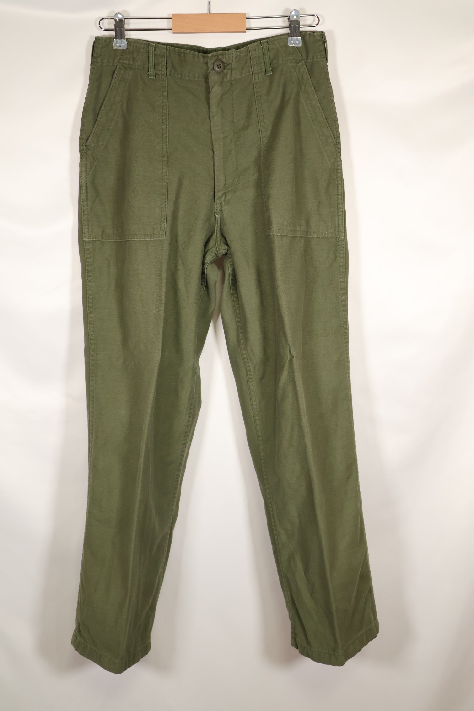 1968 Contract 32x31 US Army OG-107 Utility Pants Baker Pants Used B