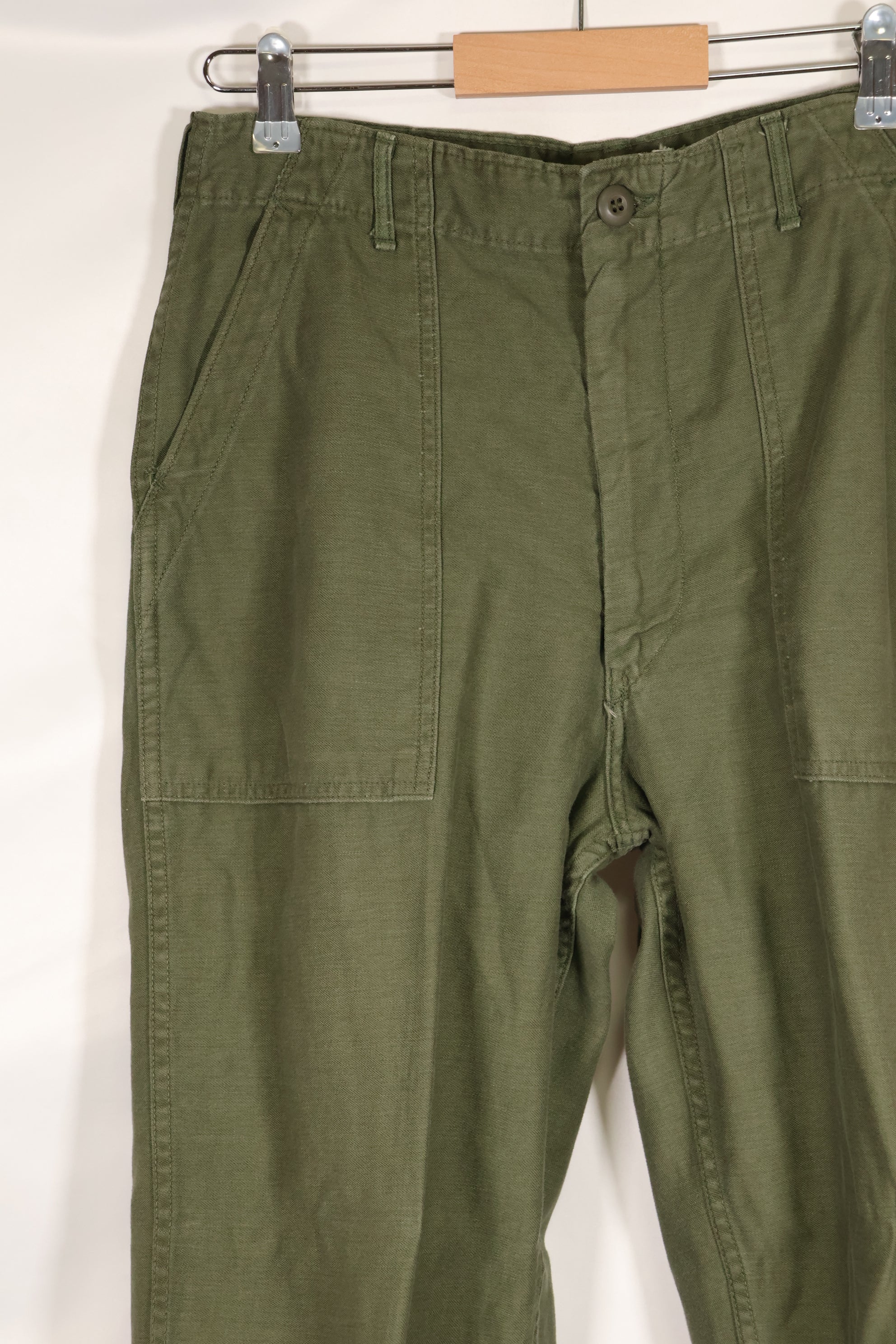 1968 Contract 32x31 US Army OG-107 Utility Pants Baker Pants Used B