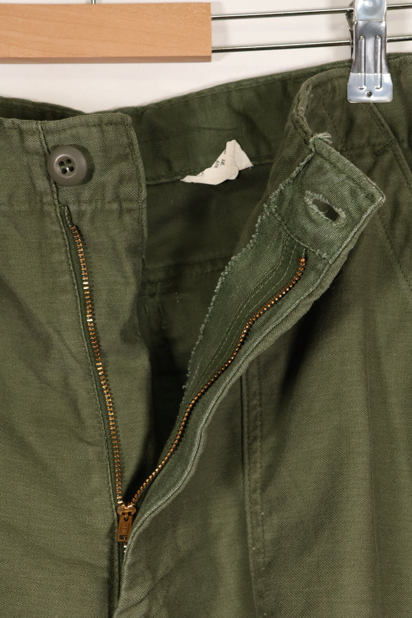 1968 Contract 32x31 US Army OG-107 Utility Pants Baker Pants Used B
