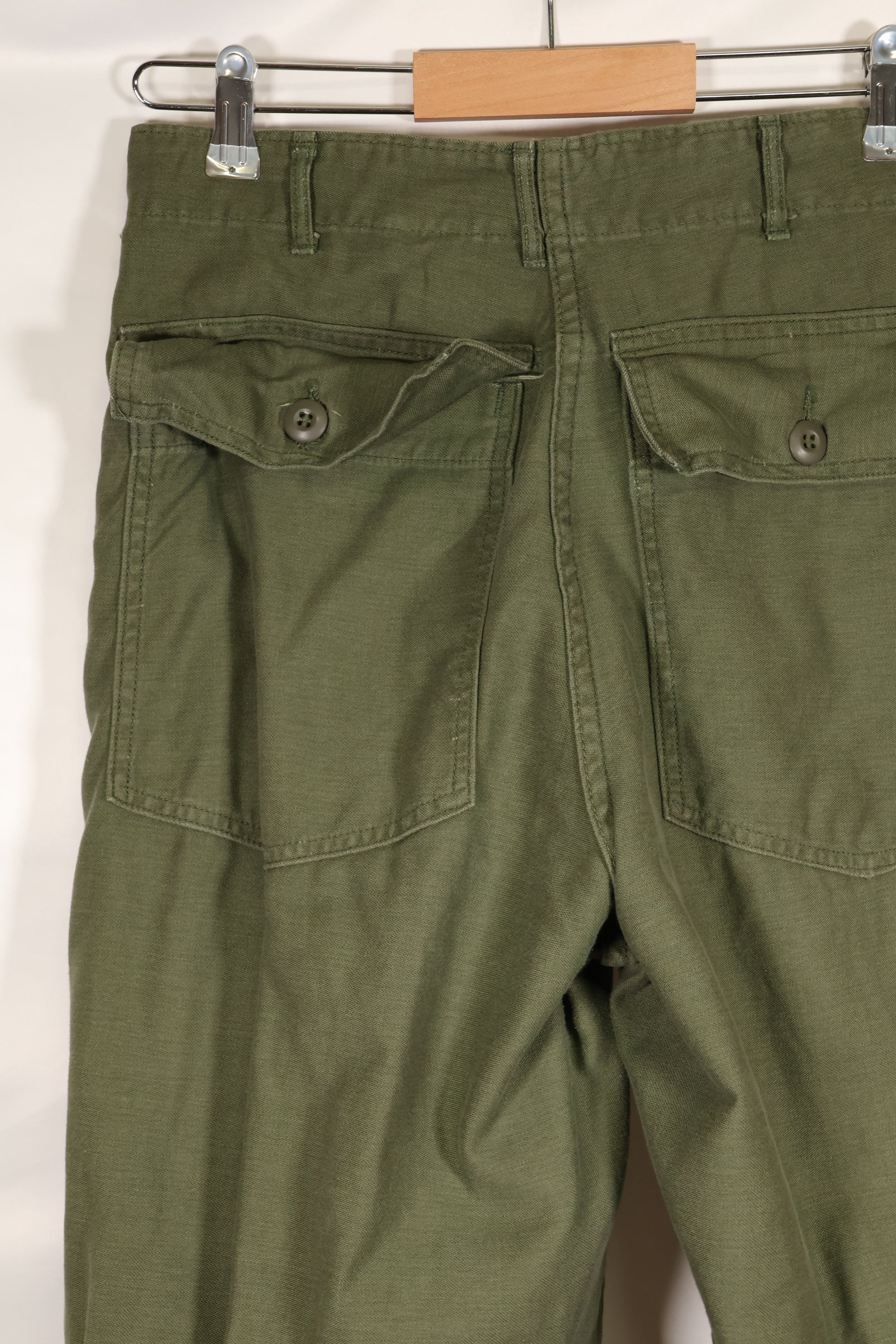 1968 Contract 32x31 US Army OG-107 Utility Pants Baker Pants Used B