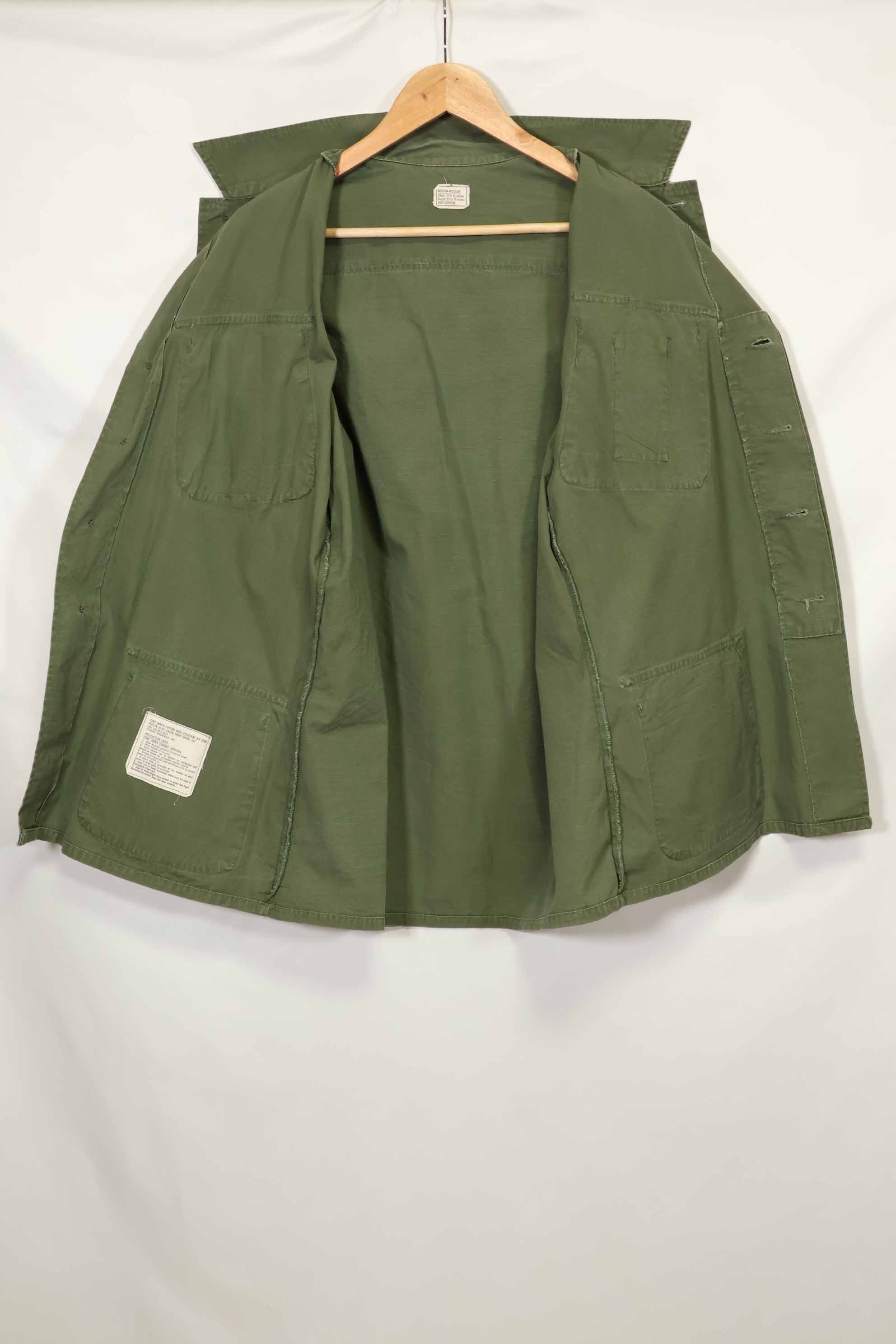 1968 Contract 4th Model Jungle Fatigue Jacket M-R Used