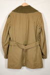 Real 1940s U.S. Army Mackinaw Coat Jeep Coat, used, patch later added.