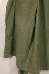 Real 1950s U.S. Army cotton utility shirt, used.