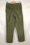 1968 Contract 32x 31 US Army OG-107 Utility Pants Baker Pants Used