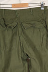 1968 Contract 32x 31 US Army OG-107 Utility Pants Baker Pants Used