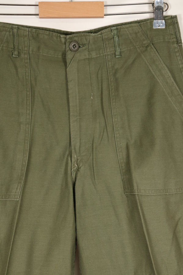 1968 Contract 32x 31 US Army OG-107 Utility Pants Baker Pants Used B