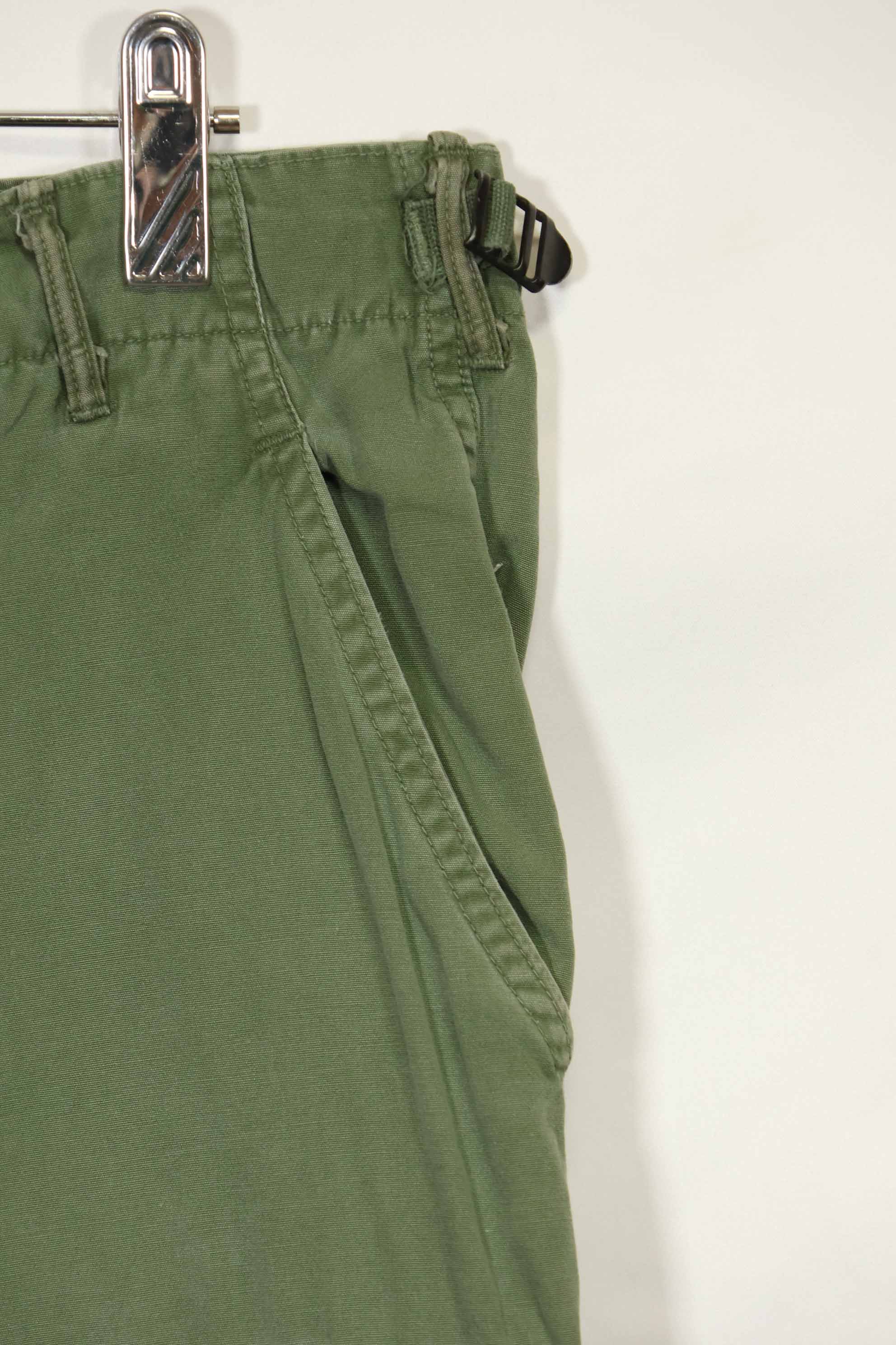 Estimated 1967 Contract 3rd Model Non Ripstop Jungle Fatigue Pants M-R Used