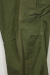 Estimated 1967 Contract 3rd Model Non Ripstop Jungle Fatigue Pants M-R Good Condition Used