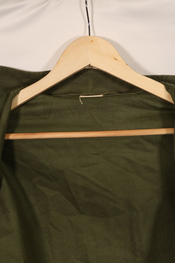 Real 1963 U.S. Army OG-107 Utility Shirt with patch, used.