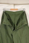 1950s-60s, estimated size 34 USMC P-56 utility pants, used.