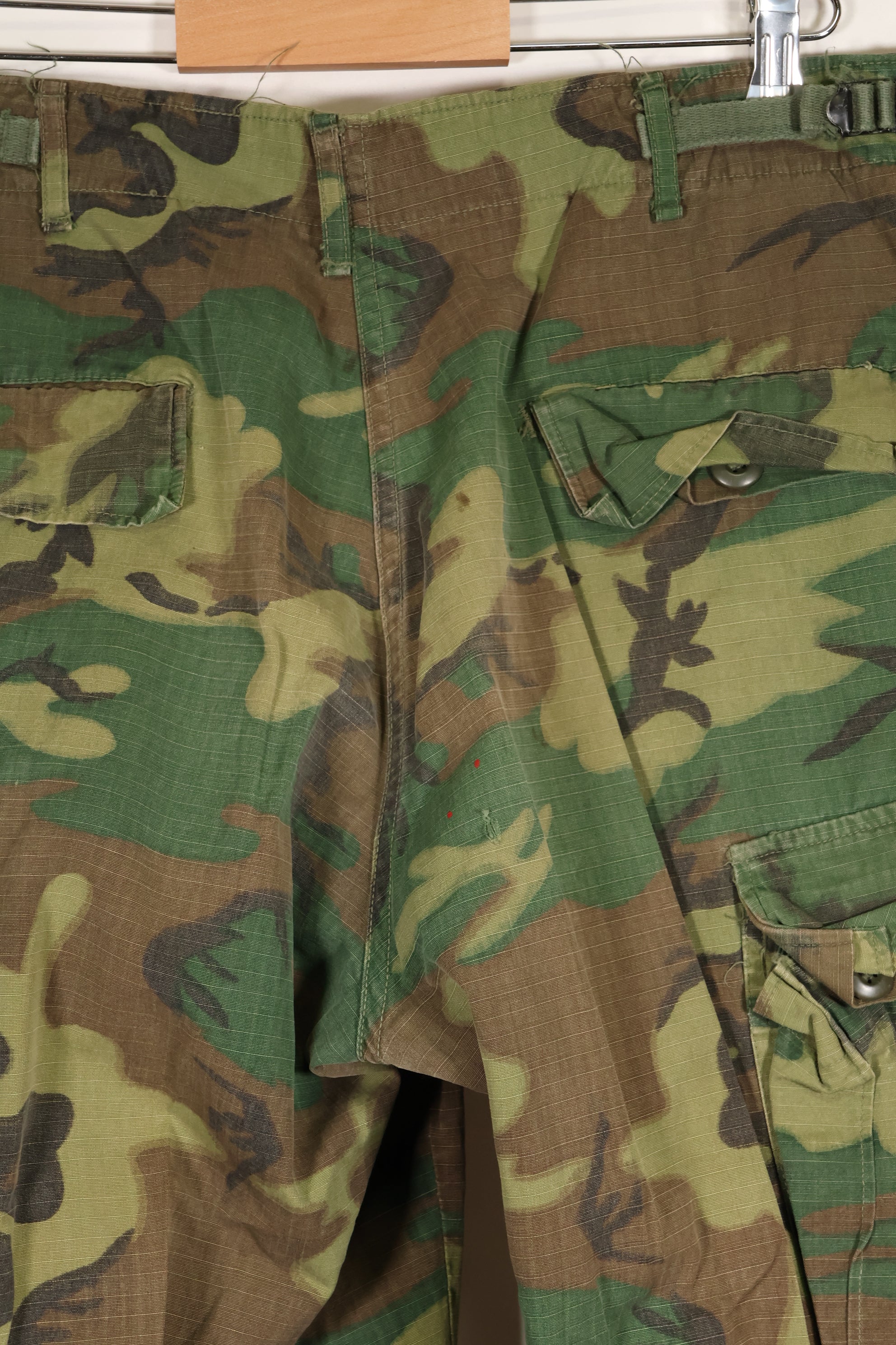 1968 contract, estimated M-S ERDL Greenleaf Jungle Fatigue pants, used.