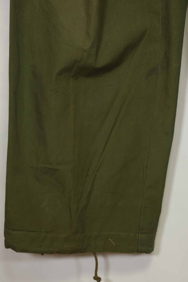 1967 Contract 3rd Model Jungle Fatigue Pants No Size Tag Used