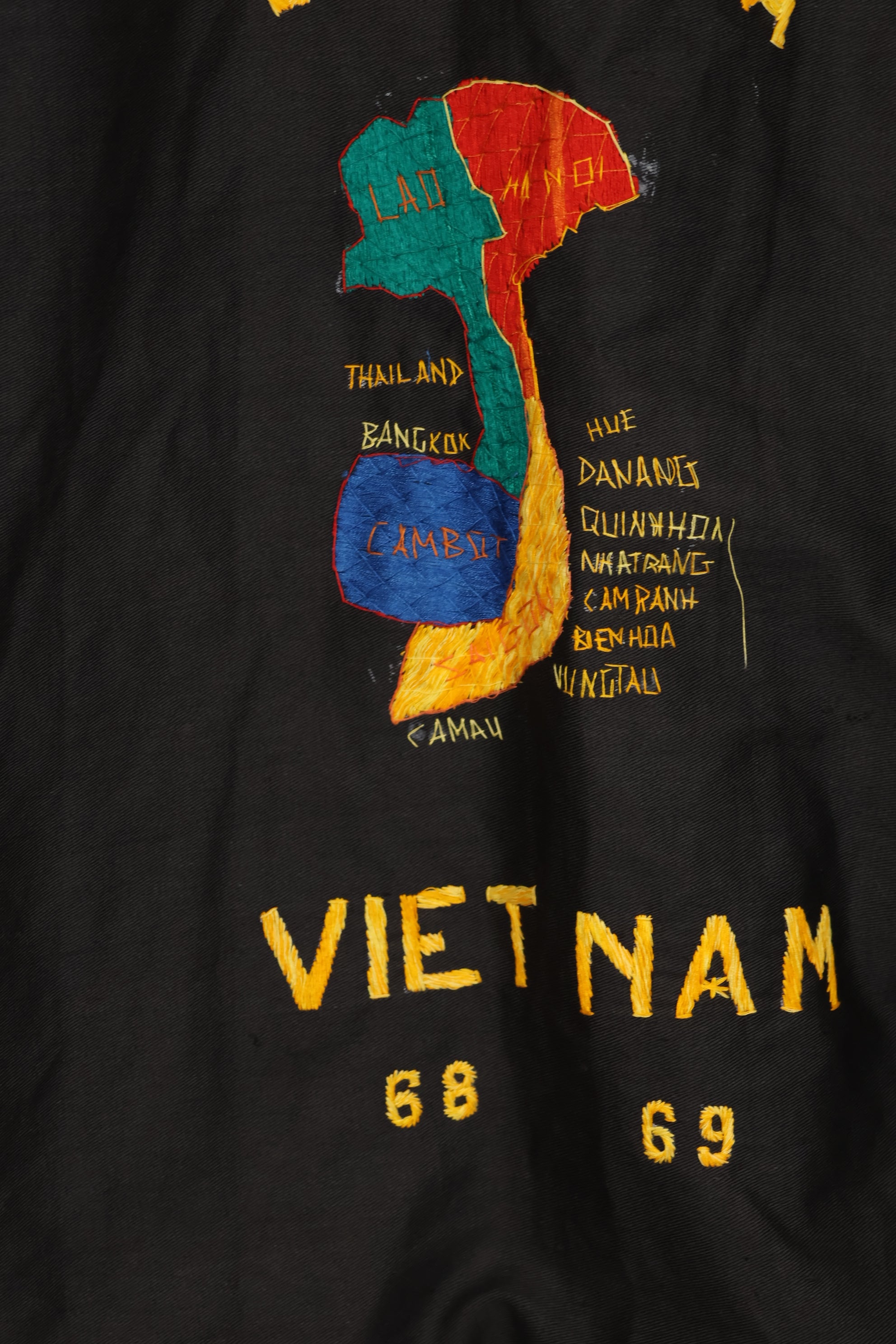 Real 1960s Vietnam War Tour Jacket 68-69 Used