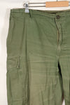 1969 Contract X-L-R 4th Model Jungle Fatigue Pants, used, largest size, rare.