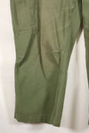 1969 Contract X-L-R 4th Model Jungle Fatigue Pants, used, largest size, rare.