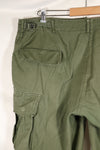 1969 Contract X-L-R 4th Model Jungle Fatigue Pants, used, largest size, rare.