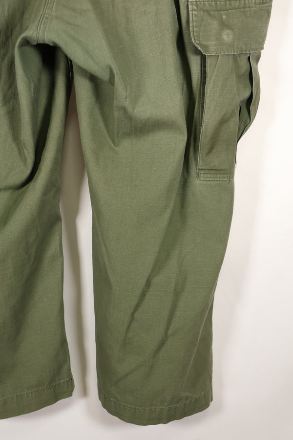 1969 Contract X-L-R 4th Model Jungle Fatigue Pants, used, largest size, rare.
