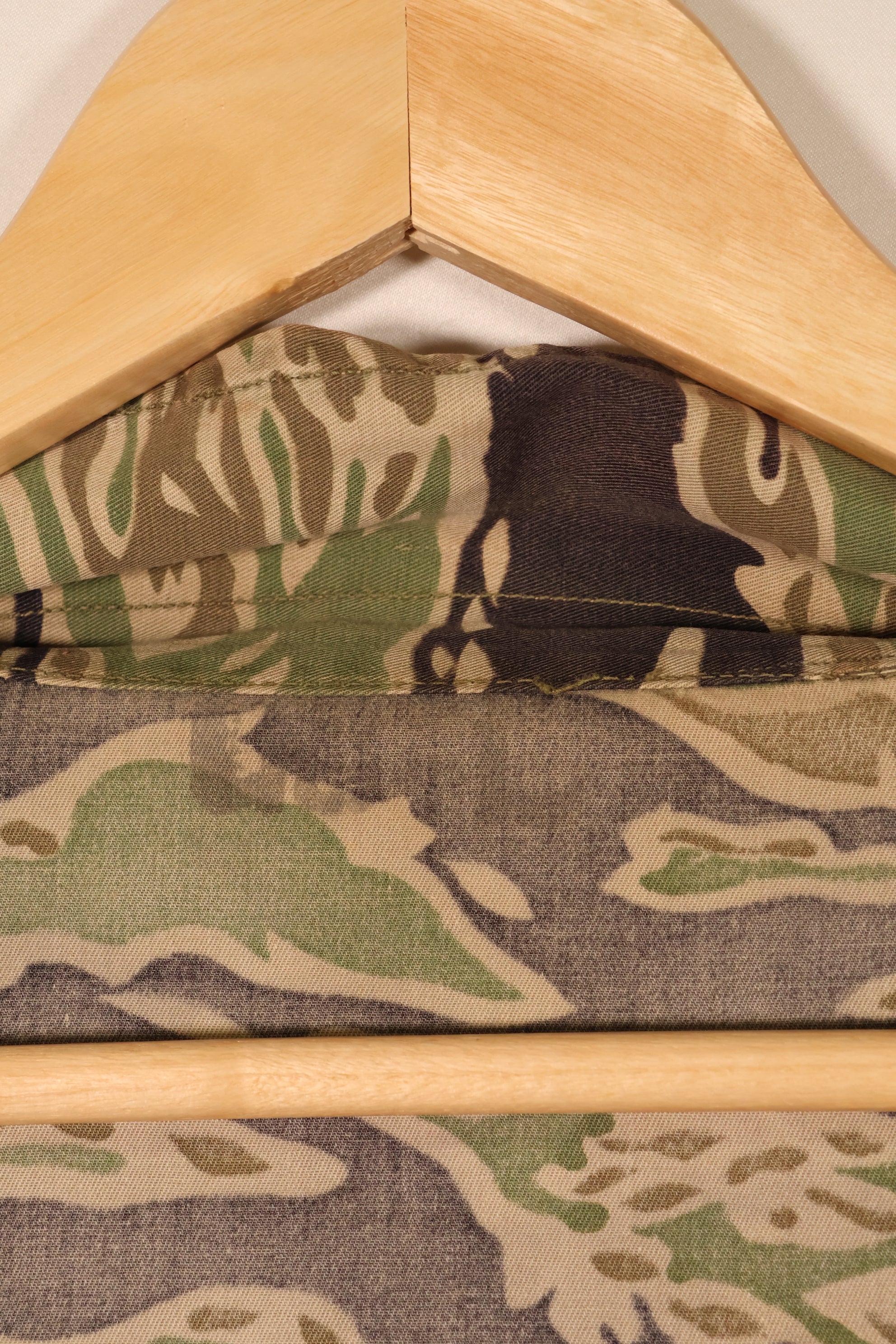 Late 1960s—Estimated US-S—Late War Lightweight—Tiger Stripe—Shirt—Some wear and fading—Used