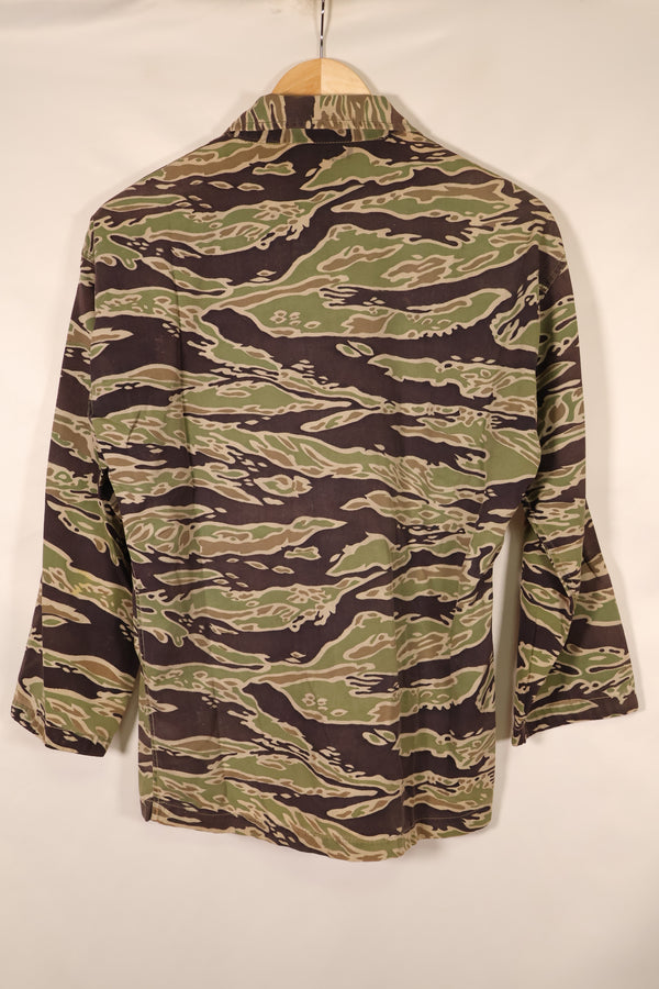 Late 1960s—Estimated US-S—Late War Lightweight—Tiger Stripe—Shirt—Some wear and fading—Used