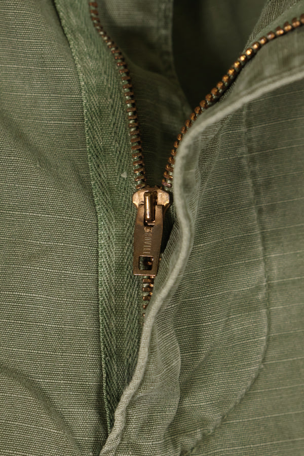 1969 Contract L-S 4th Model Jungle Fatigue Pants, used with fading.