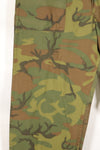 1960s Invisible Leaf Camouflage U.S. Army Utility Pants Cut Almost Unused