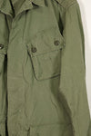 Real 1963 1st Model Jungle Fatigue Jacket, patch marks, faded.