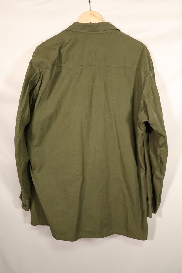 Real Lot circa 1966-1967 3rd Model Jungle Fatigue Jacket L-L Used