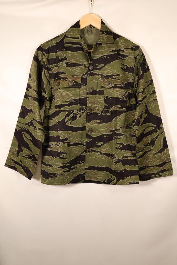 1960年代後半　A-M　レイトウォーヘビーウェイト　タイガーストライプ　Aianカット　シャツ　未使用品