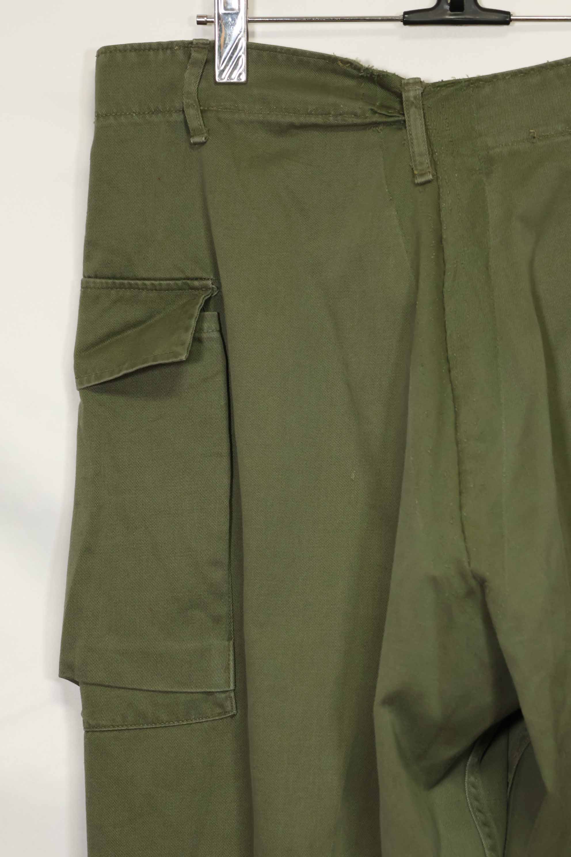 1950's U.S. Army Cotton Utility Pants, used, same model as the Great War.