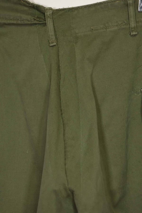 1950's U.S. Army Cotton Utility Pants, used, same model as the Great War.