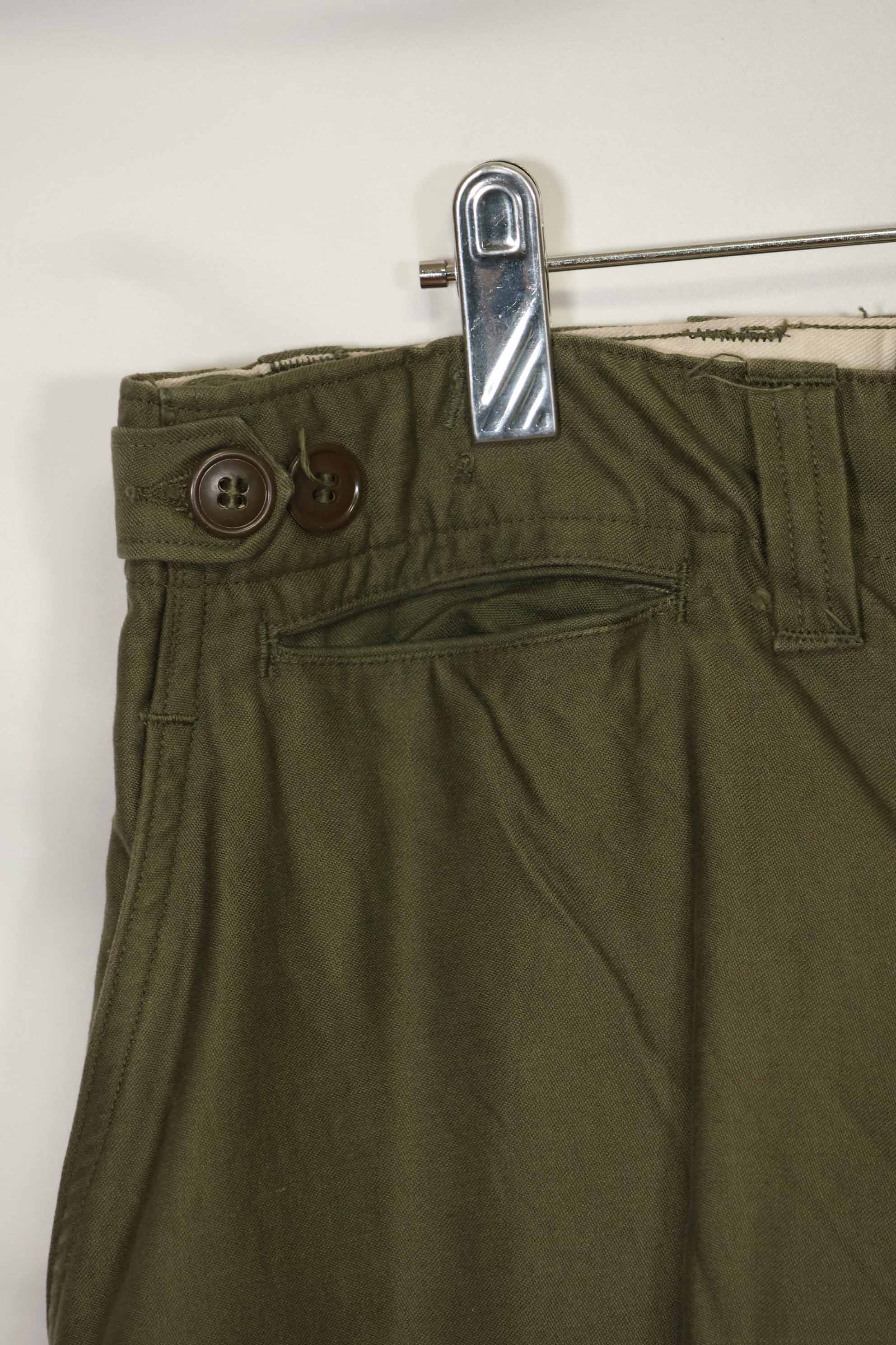 1940s-50s US Army M45 cotton field pants, near unused.