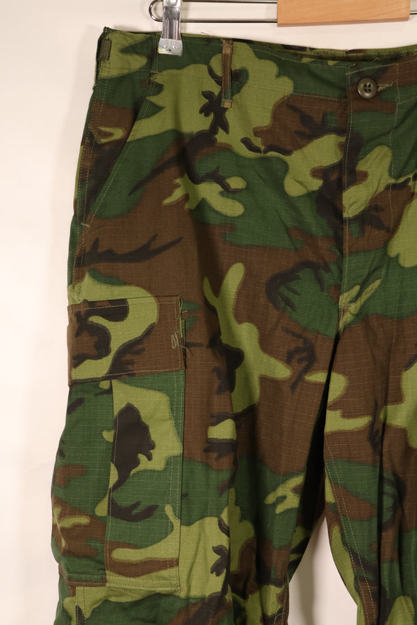 1970 Contract, M-S, Deadstock, ERDL Green Leaf Camo Fatigue Pants, Rare Size
