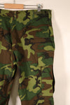 1970 Contract, M-S, Deadstock, ERDL Green Leaf Camo Fatigue Pants, Rare Size