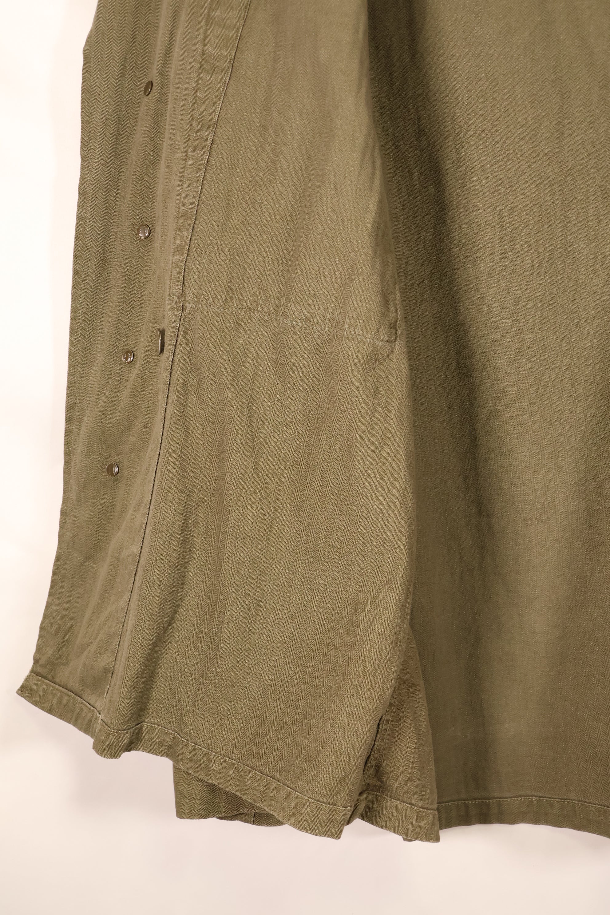 Early 1940s, Size 42R, U.S. Army M43 HBT Utility Jacket, Faded, Used