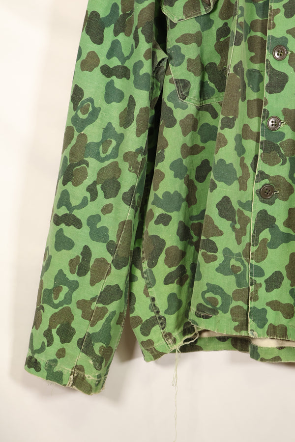 Late 1960s-early 1970s U.S. Navy advisor shirt, frogskin camouflage, locally sourced, used.