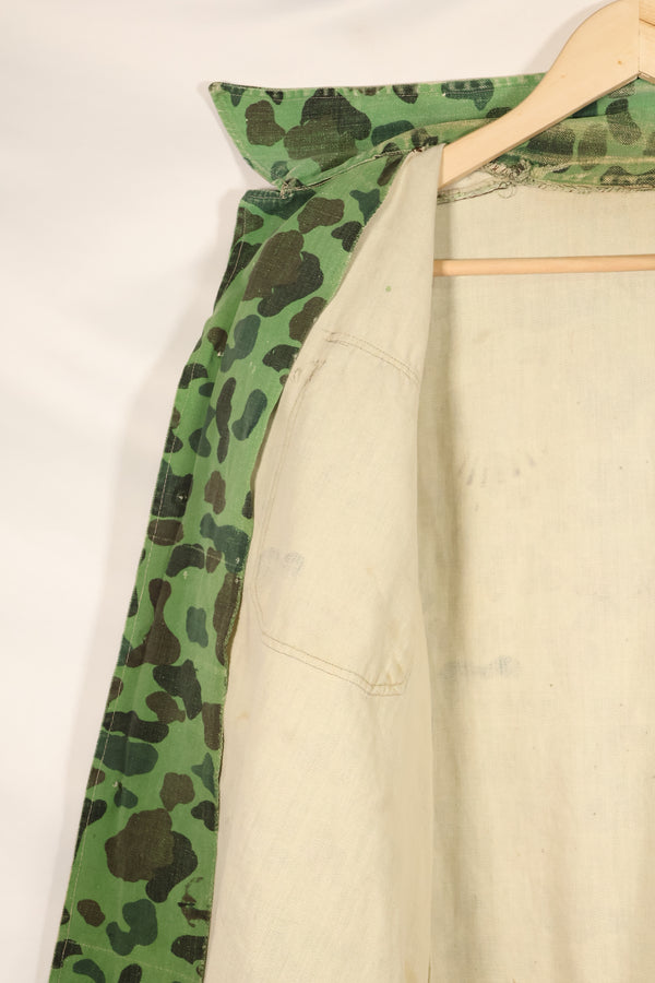 Late 1960s-early 1970s U.S. Navy advisor shirt, frogskin camouflage, locally sourced, used.