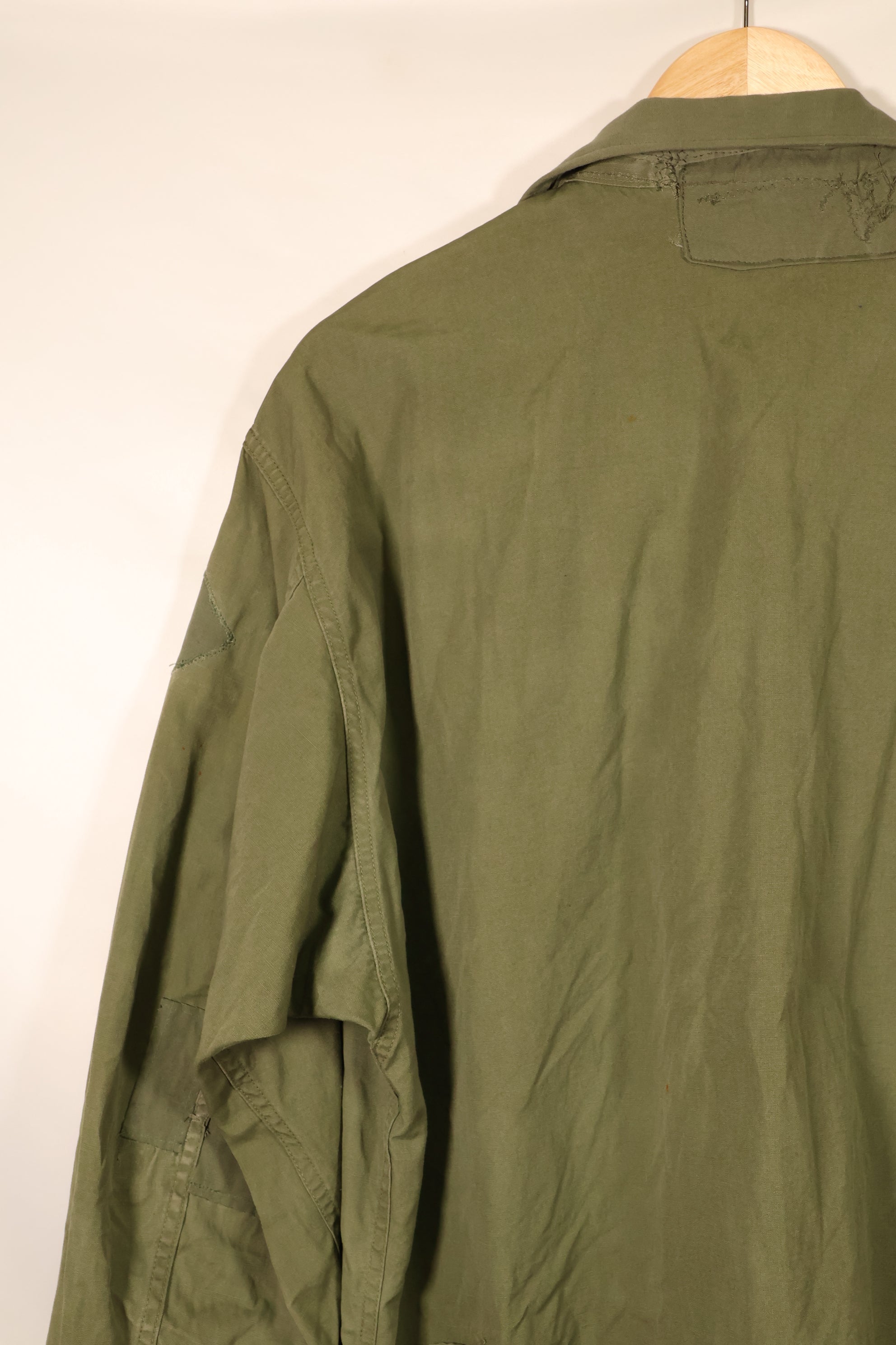 1963 Contract L-L 1st Model Jungle Fatigue Jacket, Repaired, Used