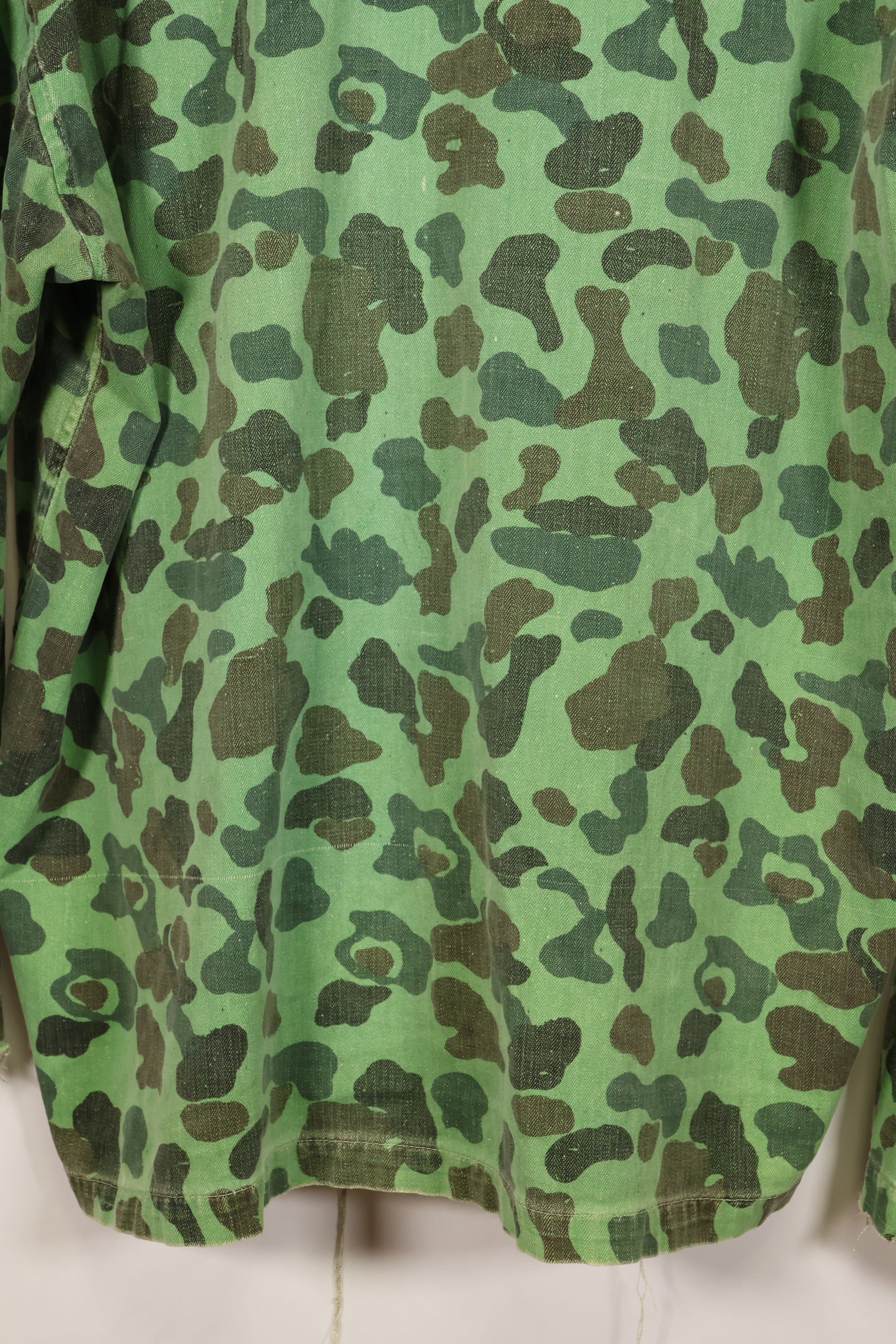 Late 1960s-early 1970s U.S. Navy advisor shirt, frogskin camouflage, locally sourced, used.
