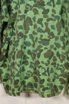 Late 1960s-early 1970s U.S. Navy advisor shirt, frogskin camouflage, locally sourced, used.
