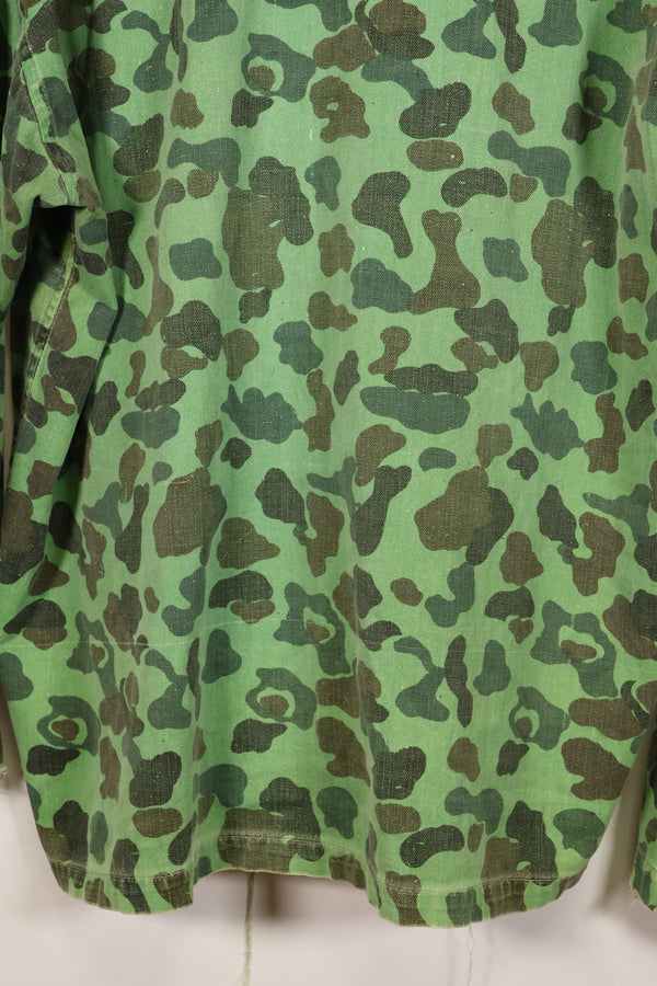 Late 1960s-early 1970s U.S. Navy advisor shirt, frogskin camouflage, locally sourced, used.