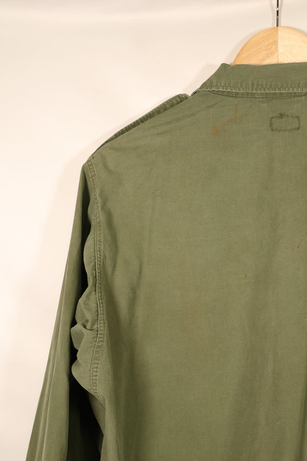1963–64 Contract, Presumed S-L, 1st Model Jungle Fatigue Jacket with Patches, Used