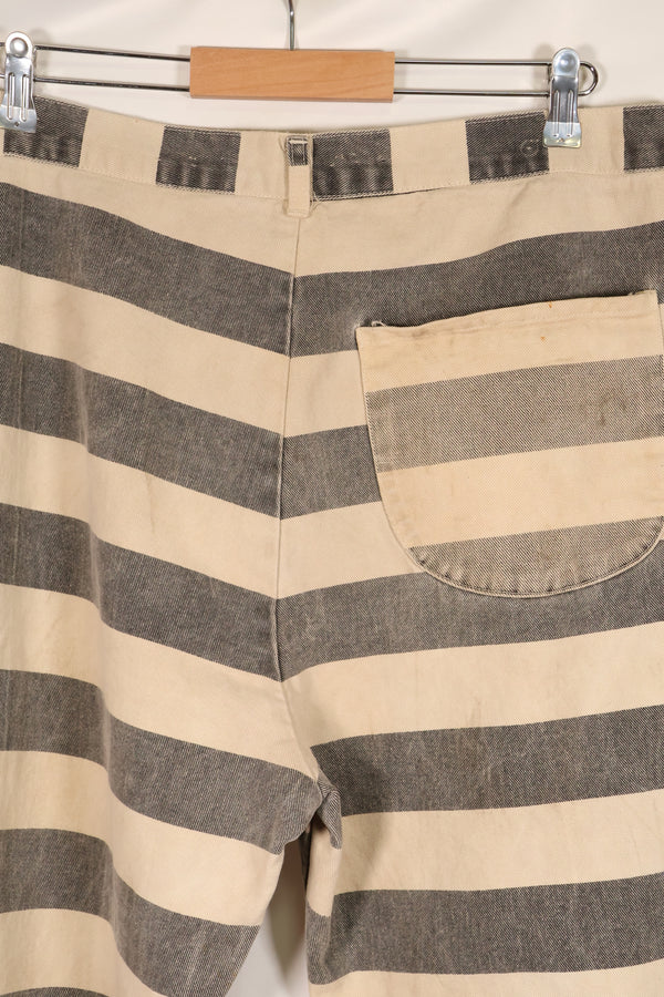 1930's-40's Hollywood Movie Costumes, USA, Prisoner Pants, Used.