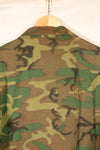 1969 Contract, M-S, U.S. Military, ERDL, Green Leaf Camo, Fatigue Jacket, Good Condition, Used