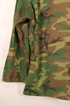 1969 Contract, M-S, U.S. Military, ERDL, Green Leaf Camo, Fatigue Jacket, Good Condition, Used