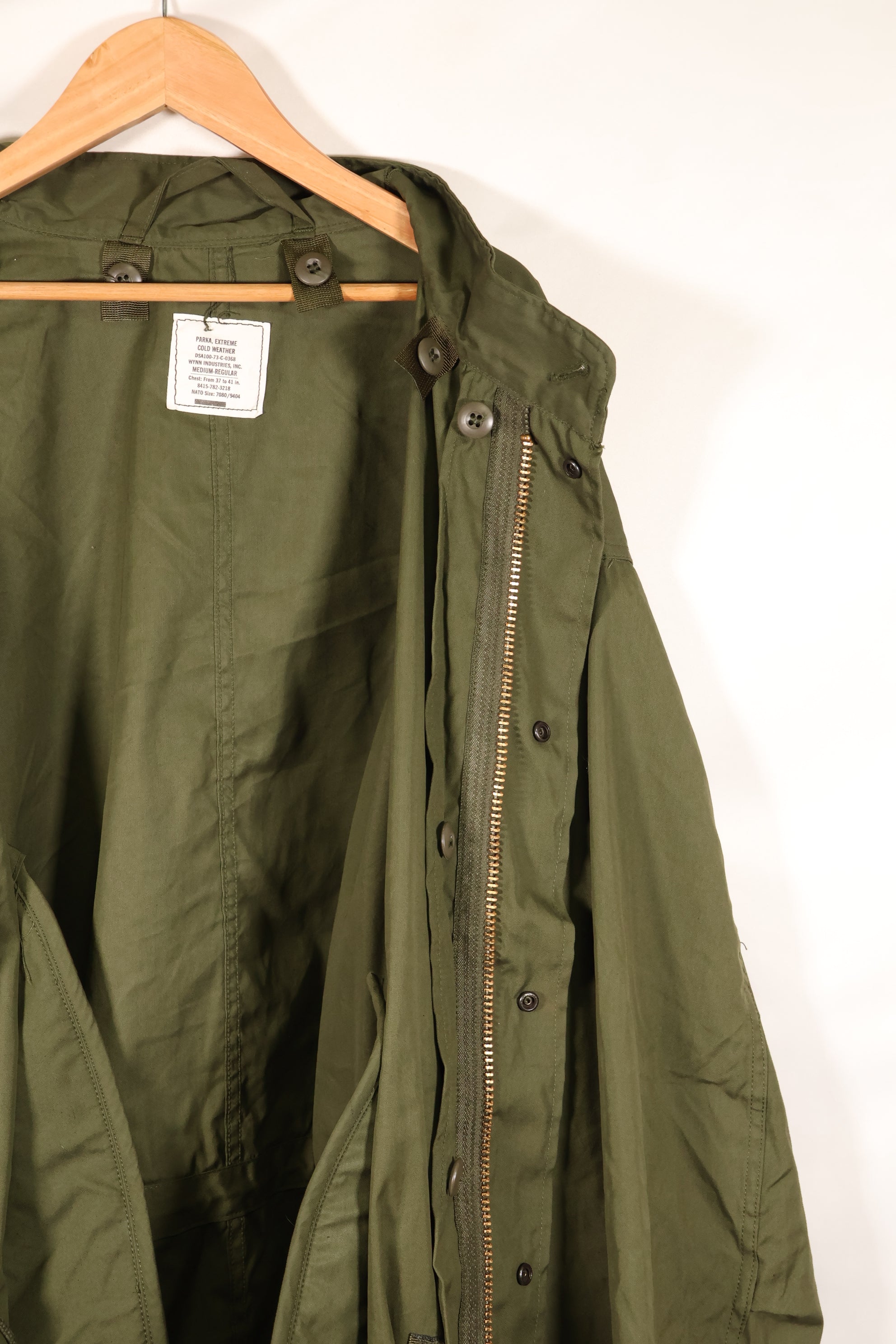 1973 Contract M-R M65 Field Parka Fishtail Parka, almost unused, no hood.