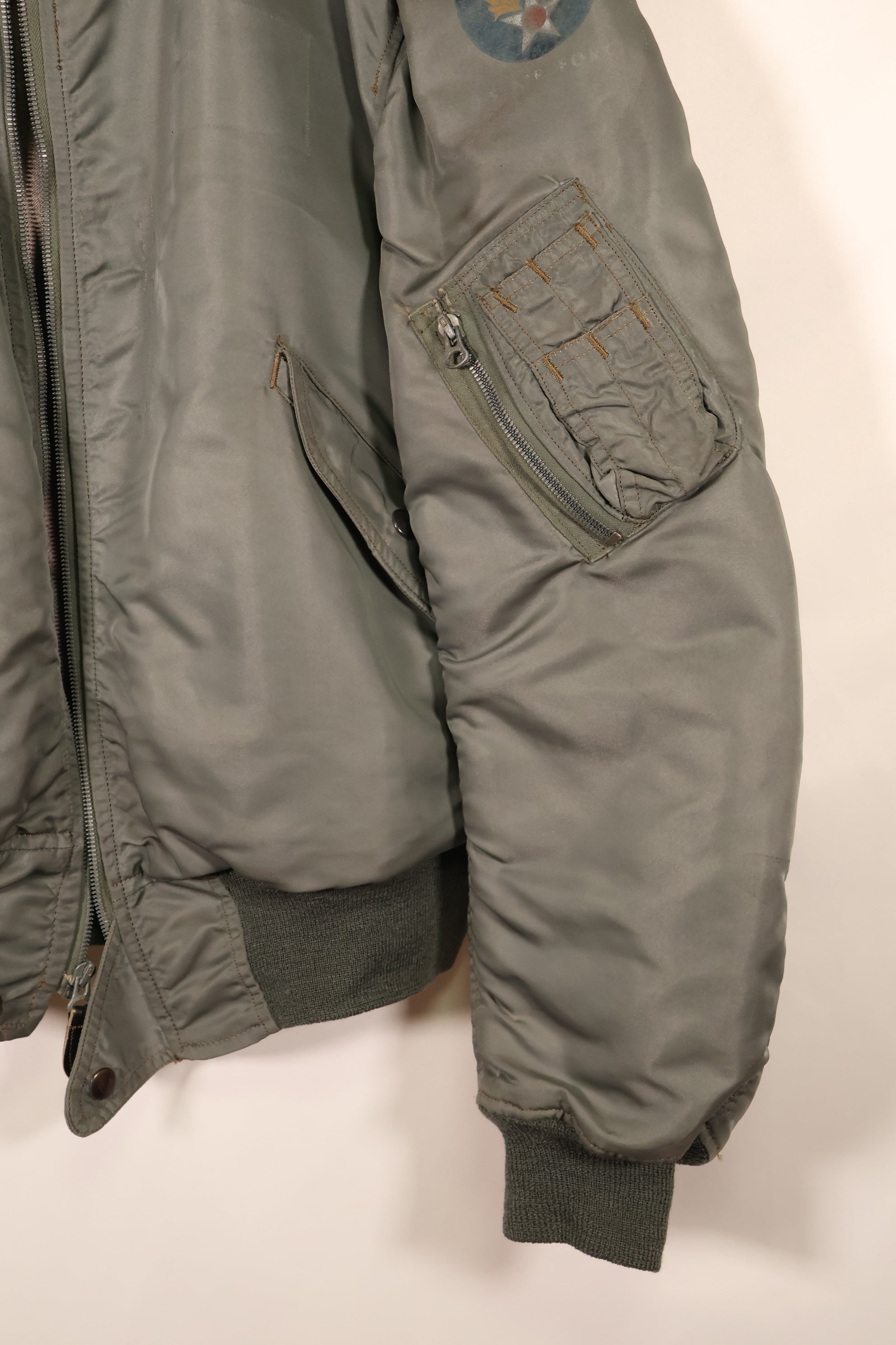 Early 1950s, EX-LARGE, U.S. Air Force (USAF), L2-B, Light Zone, Flight Jacket, Used