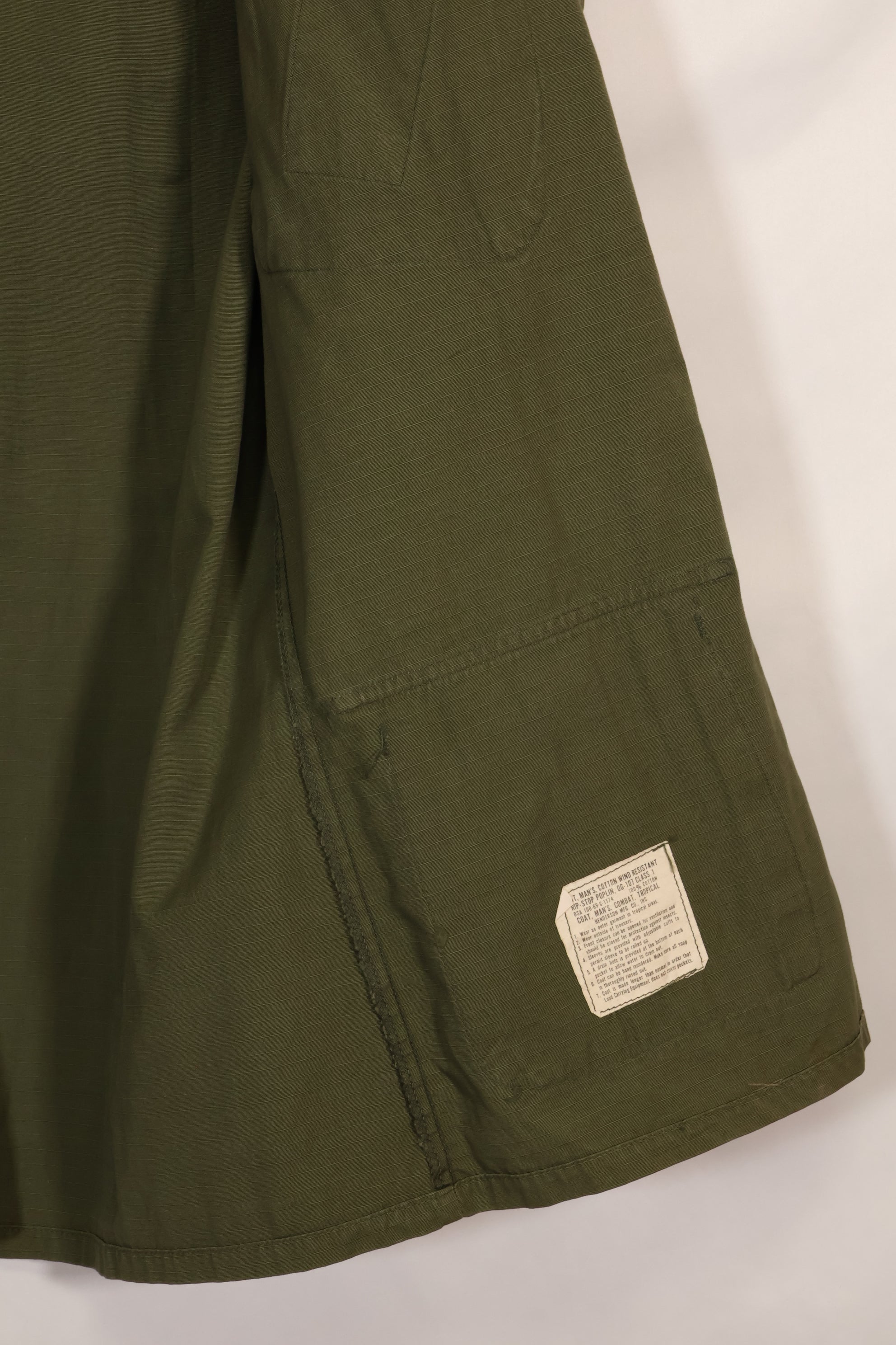 1969 Contract 4th Model Jungle Fatigue Jacket worn by Martha Ray, released by the bereaved family.